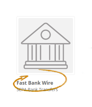 Fast Bank Wire Deposit Option